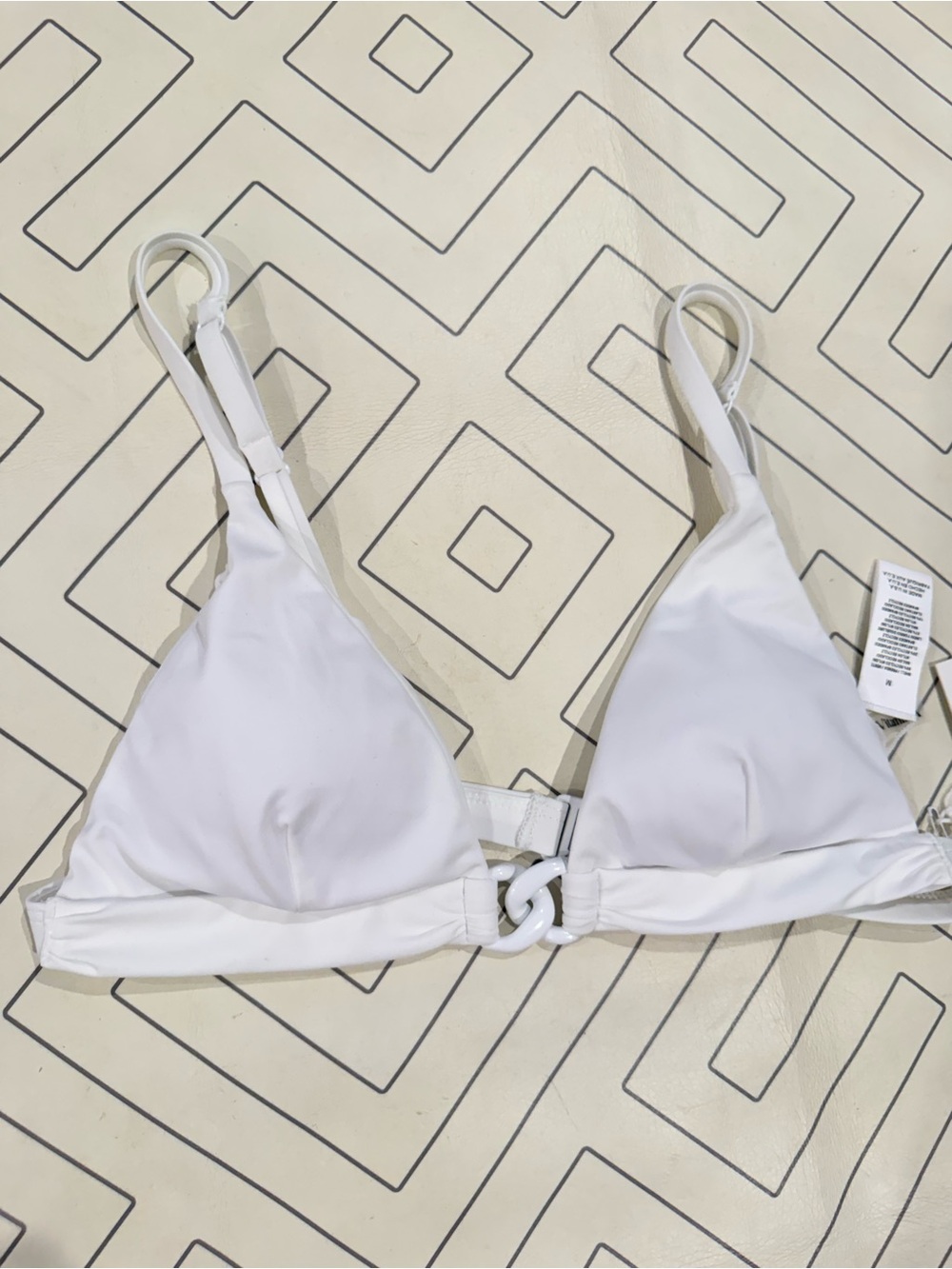 NWT Vitamin A White Swim Top - Picture 2 of 13